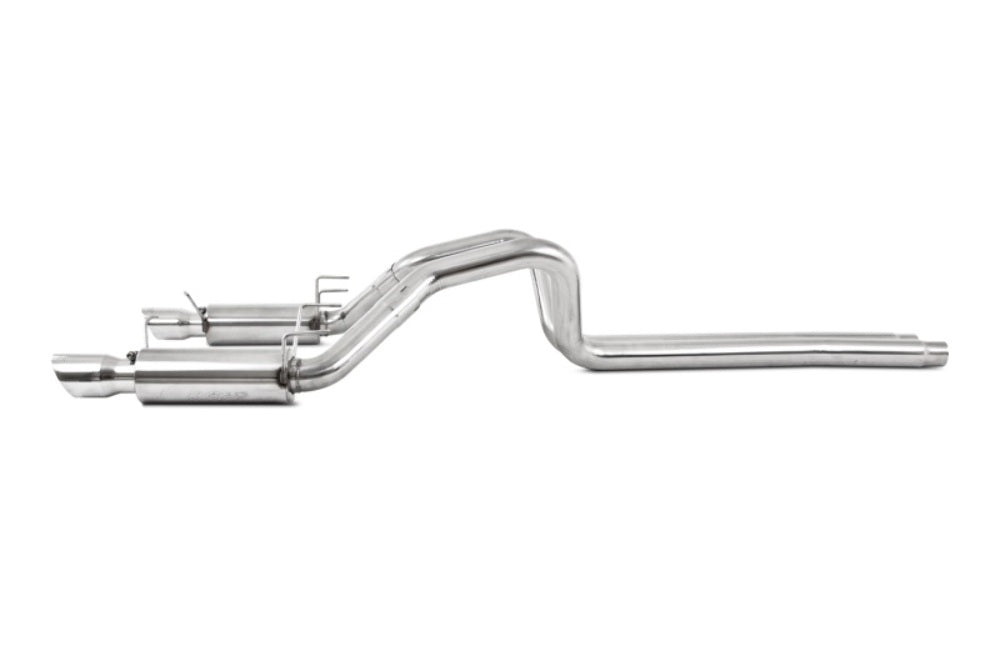 MBRP cat-back exhaust system fits 2011-2014 Ford Mustang dual split rear exit Armor Plus Series T409 stainless steel S7264409