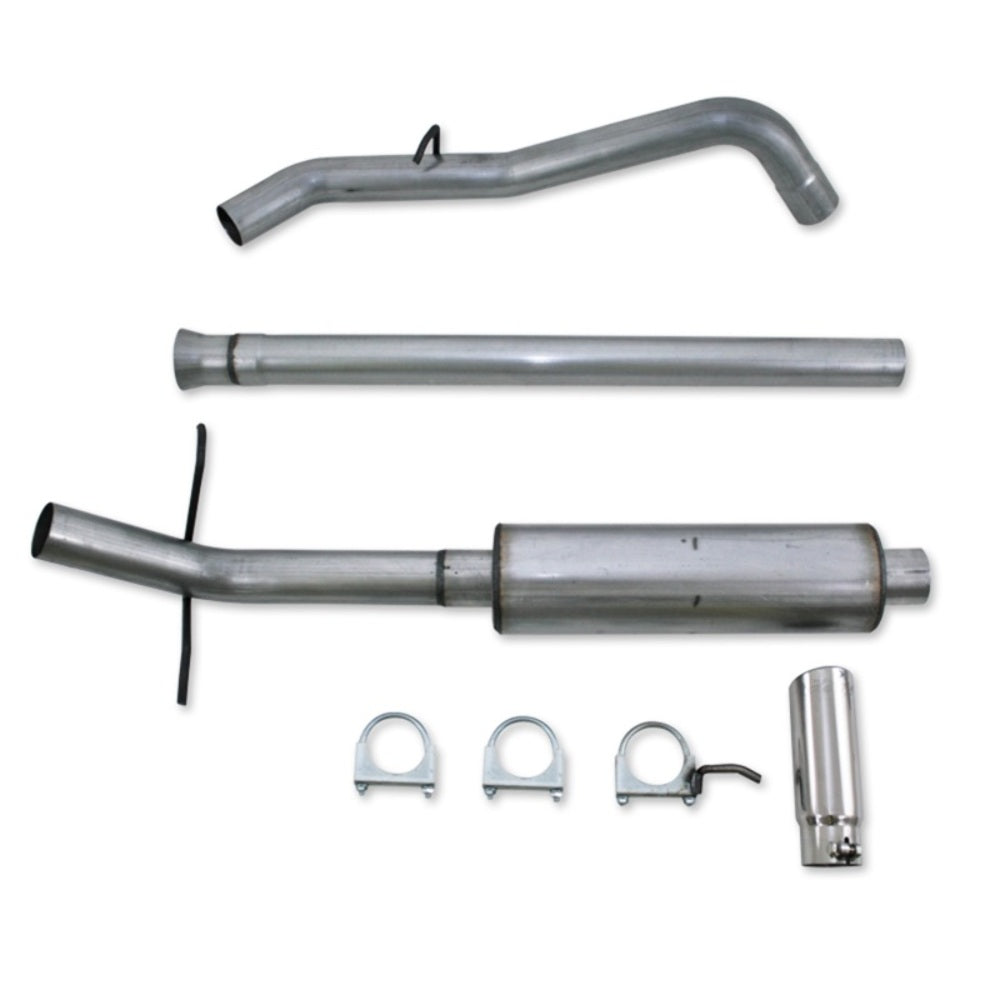 MBRP cat-back exhaust system fits 2011-2013 Chevy Silverado 1500 single side exit aluminized steel S5070AL