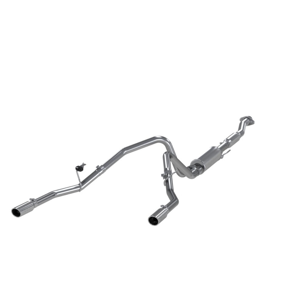 MBRP cat-back exhaust system fits 2011-2014 Ford F-150 dual rear exit aluminized steel S5234AL 2 inch inlet/outlet