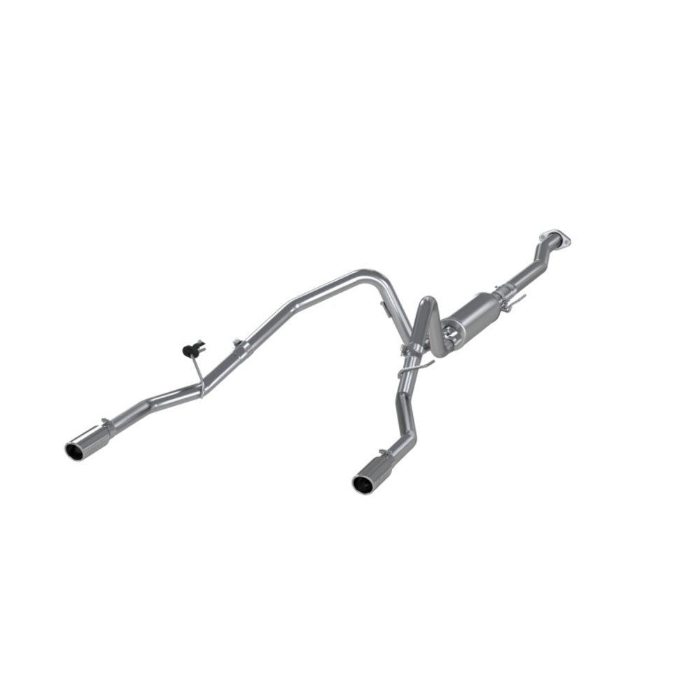 MBRP cat-back exhaust system fits 2011-2014 Ford F-150 dual rear exit aluminized steel S5240AL 2 inch inlet/outlet