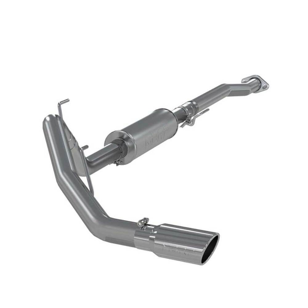 MBRP cat-back exhaust system fits 2011-2014 Ford F-150 single side exit Armor Plus Series T409 stainless steel S5236409 3 inch inlet/outlet