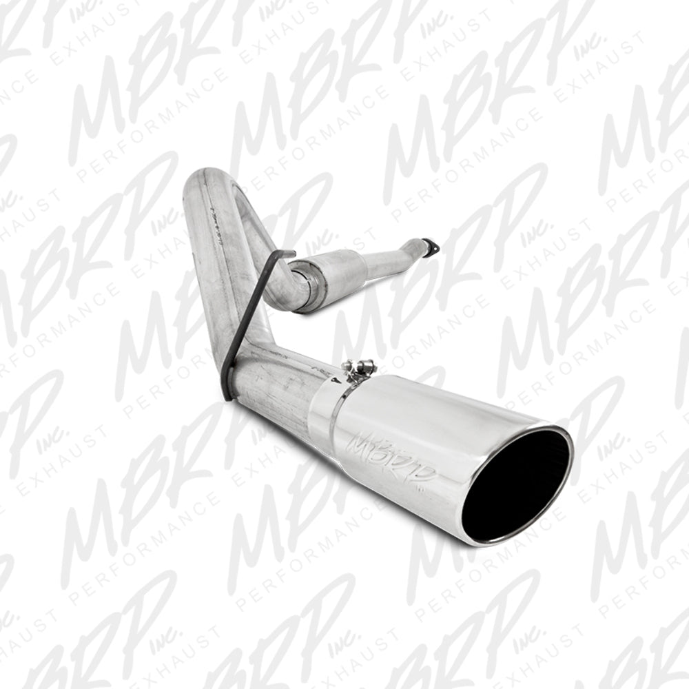 MBRP cat-back exhaust system fits 2011-2014 Ford F-150 single side exit aluminized steel S5248AL 4 inch inlet/outlet