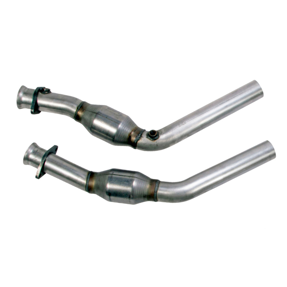 t Fits 2011-2014 Ford Mustang V6 3.7L Full X Pipe With Catalytic Converters-1814 BBK Performance
