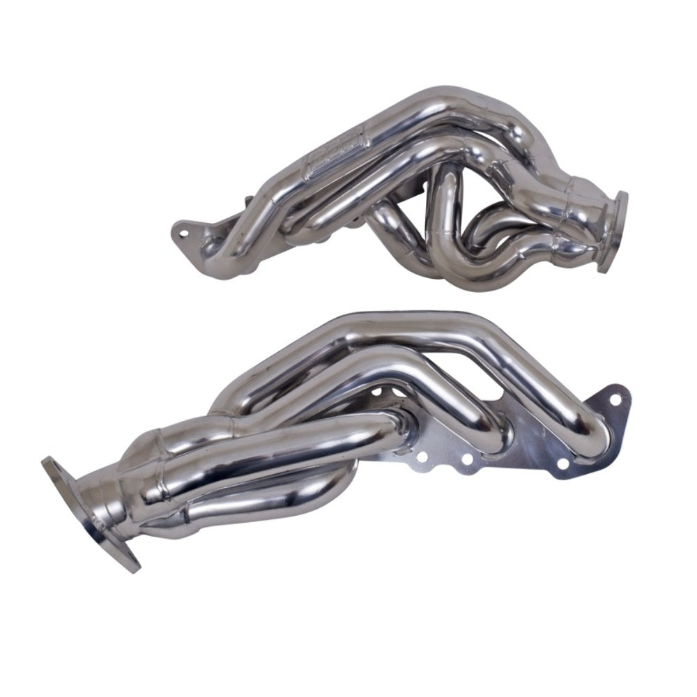 Fits 2011-2014 Mustang GT 1-3/4 Tuned Length Exhaust Headers-Silver-16320 ceramic coated polished