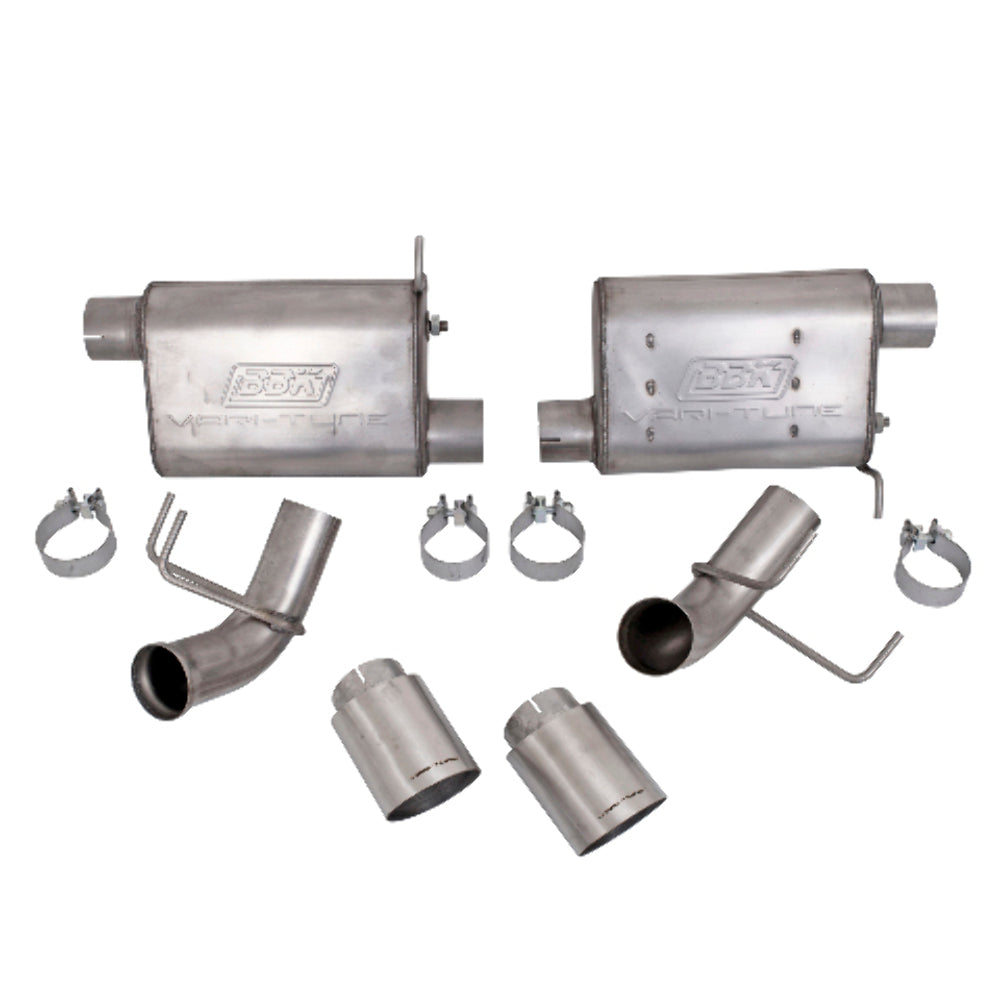 Fits 2011-2014 Mustang GT 5.0 Varitune Axle Back Exhaust Kit (Stainless)-41015