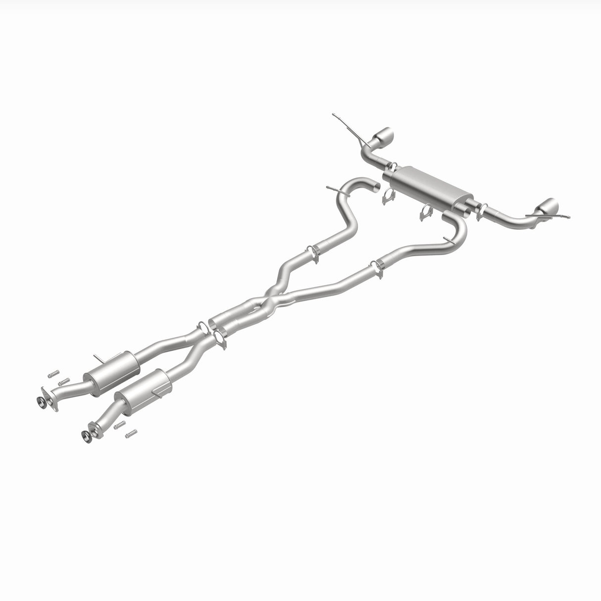 Fits 2011-2022 Jeep Direct-Fit Replacement Exhaust System 106-0834 aluminized steel