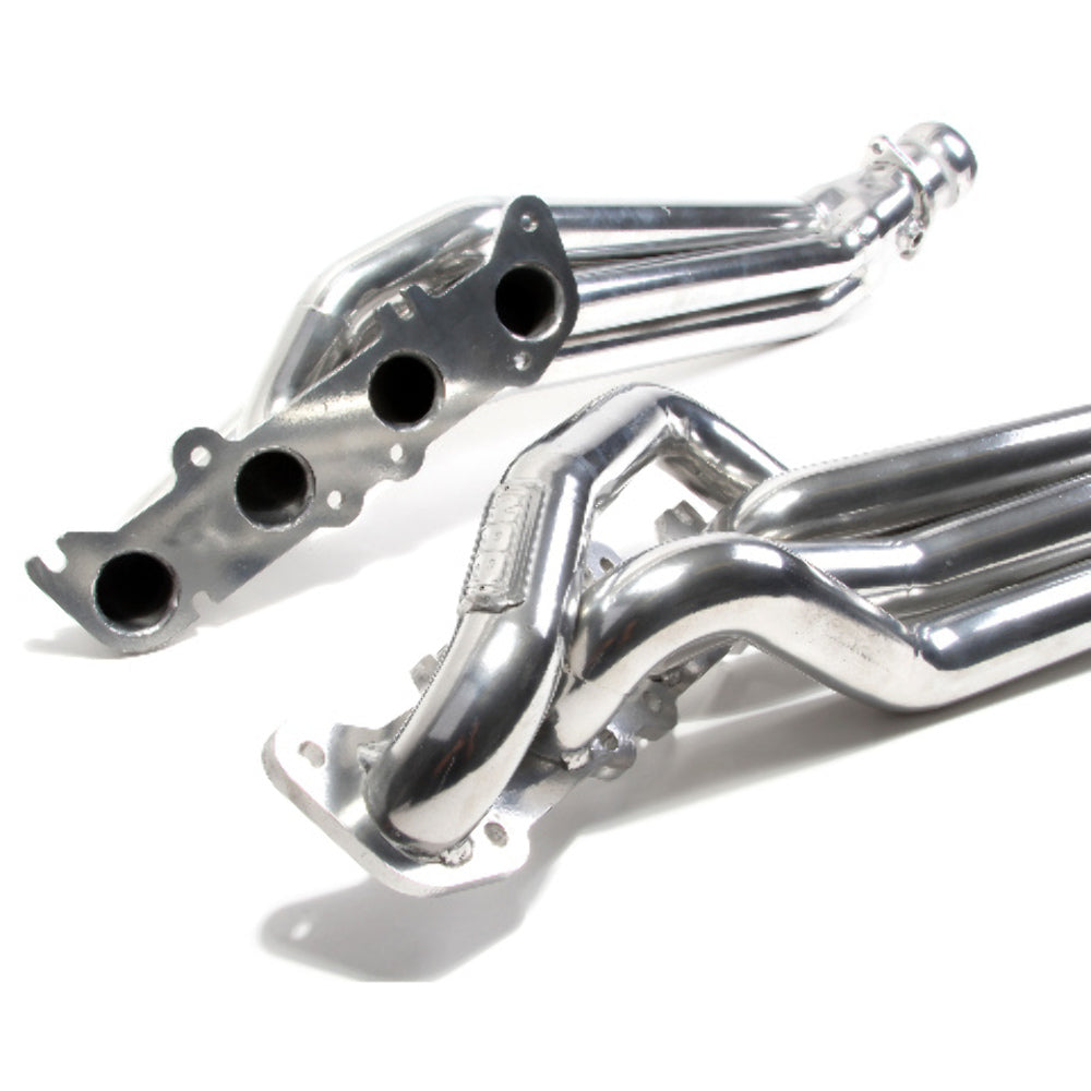 Fits 2011-2023 Mustang GT 5.0 1-7/8 Long Tube Exhaust Headers-Silver-18560 for 2011-2023 Ford Mustang polished