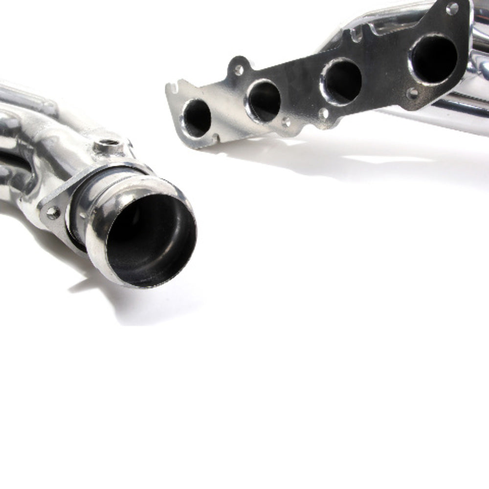 Fits 2011-2023 Mustang GT 5.0 1-7/8 Long Tube Exhaust Headers-Silver-18560 for 2011-2023 Ford Mustang polished