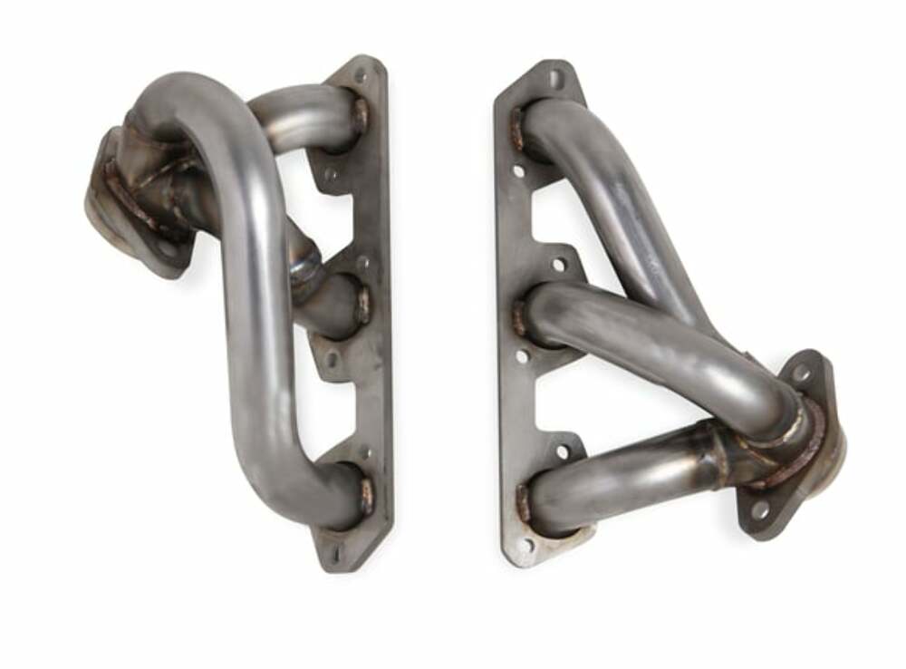 Hooker Fits 2011 Jeep Wrangler; BlackHeart Shorty Headers - 70305401-RHKR black shorty