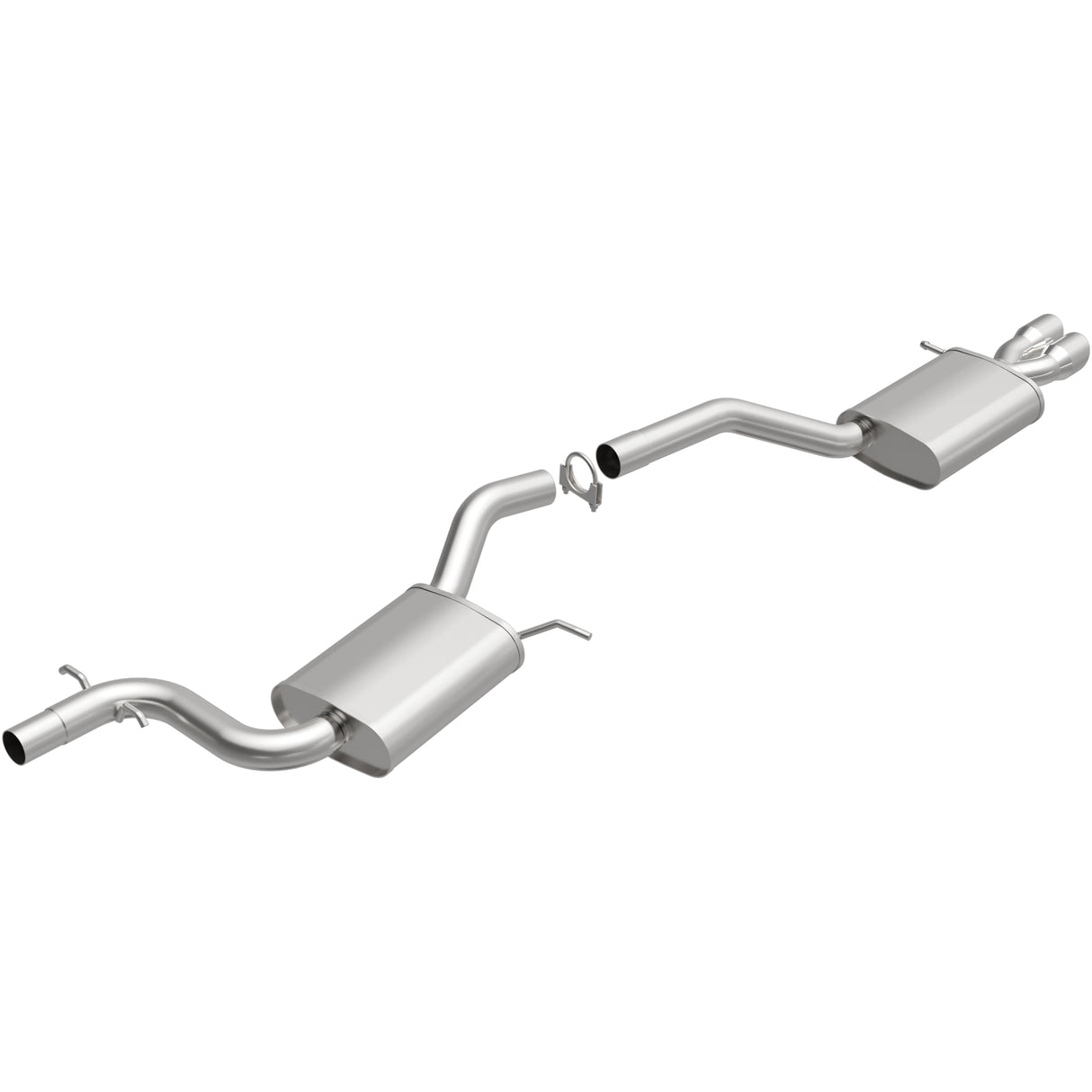 Fits 2012-2018 Volkswagen Jetta Direct-Fit Replacement Exhaust System 106-0791 for 2012-2018 VW Jetta aluminized steel