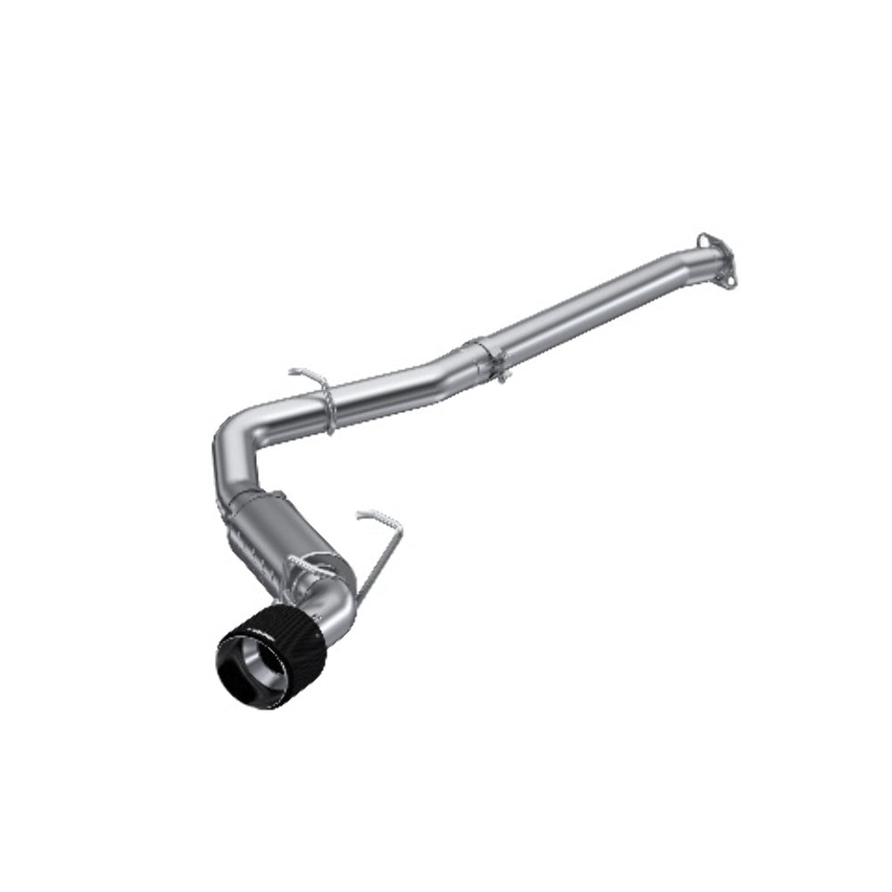 MBRP cat-back exhaust system single rear exit Armor Pro Series T304 stainless steel carbon fiber tip S48063CF