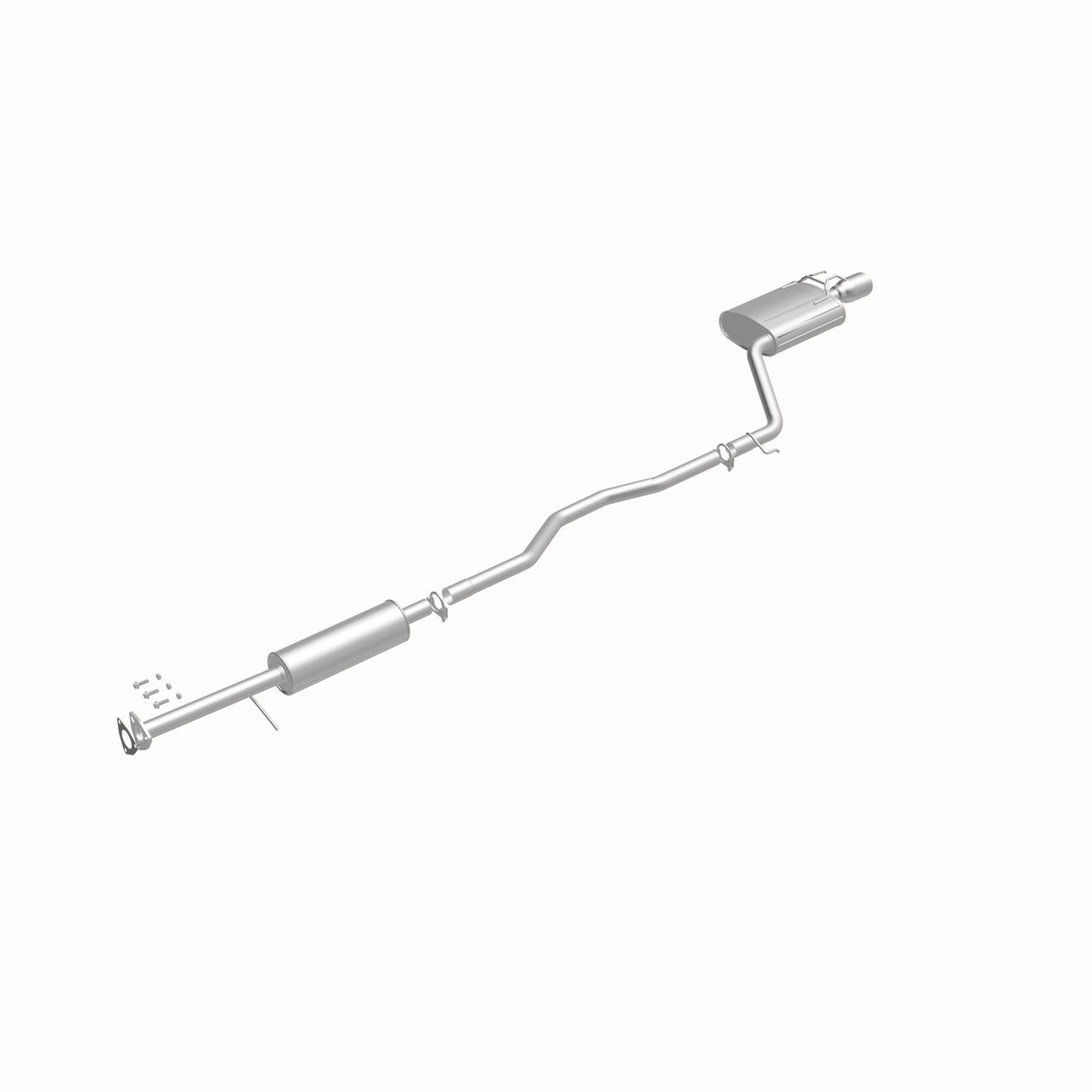 Fits 2013-2017 Honda Accord 2.4L Direct-Fit Replacement Exhaust System 106-0752 aluminized steel