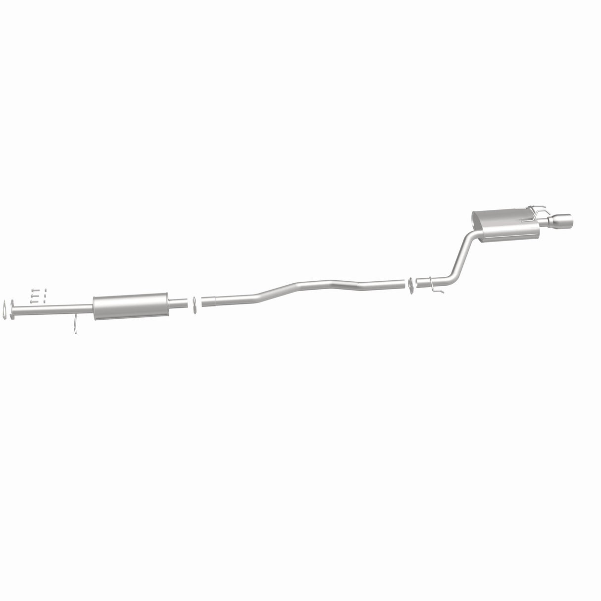 Fits 2013-2017 Honda Accord 2.4L Direct-Fit Replacement Exhaust System 106-0752 aluminized steel