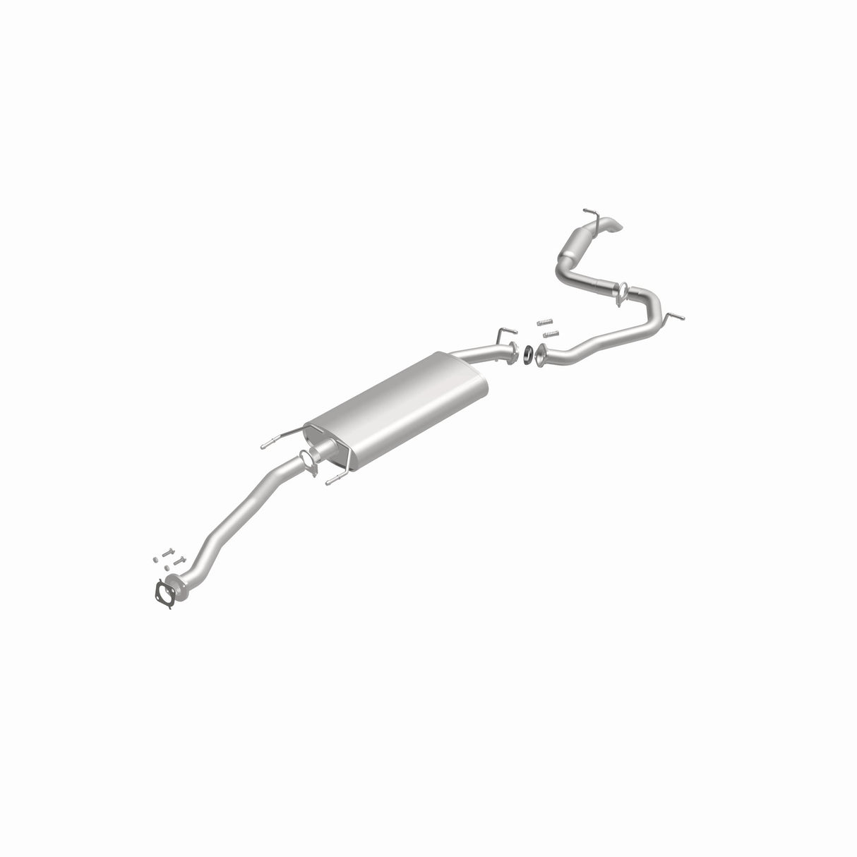 Fits 2013-2018 Toyota RAV4 2.5L Direct-Fit Replacement Exhaust System 106-0753 aluminized steel