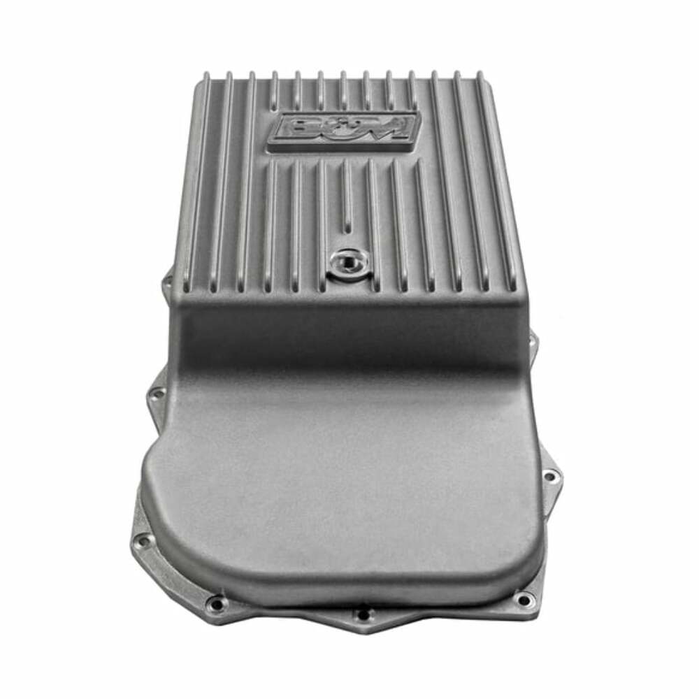 Fits 2013-2023 Ram 1500 Trucks Hi-Tek Deep Transmission Pan - Aluminum black