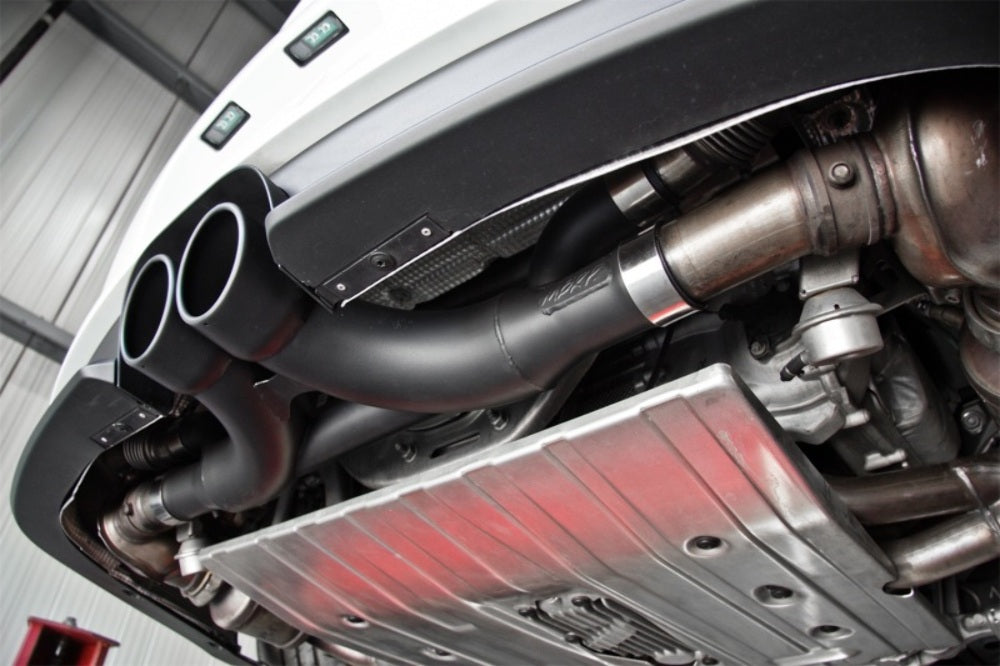 MBRP performance muffler fits 2014-2019 Porsche aluminized steel S7607BLK