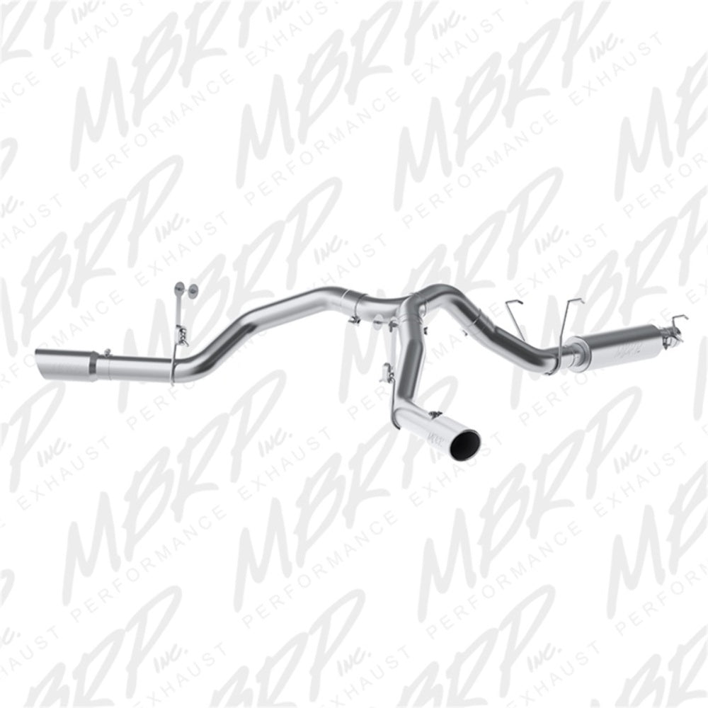 MBRP cat-back exhaust system fits 2014-2024 Ram 2500 aluminized steel S5151AL 4 inch inlet/outlet
