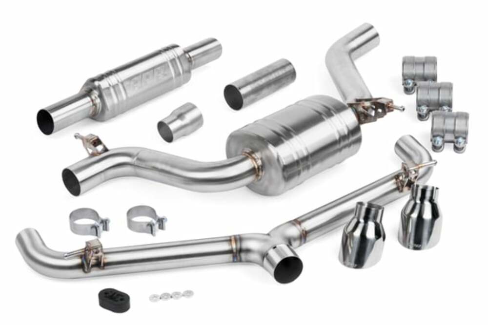Fits 2015-17 GTI Volkswagen Catback Exhaust System & Front Muffler(MK7.5)CBK0008 stainless steel polished