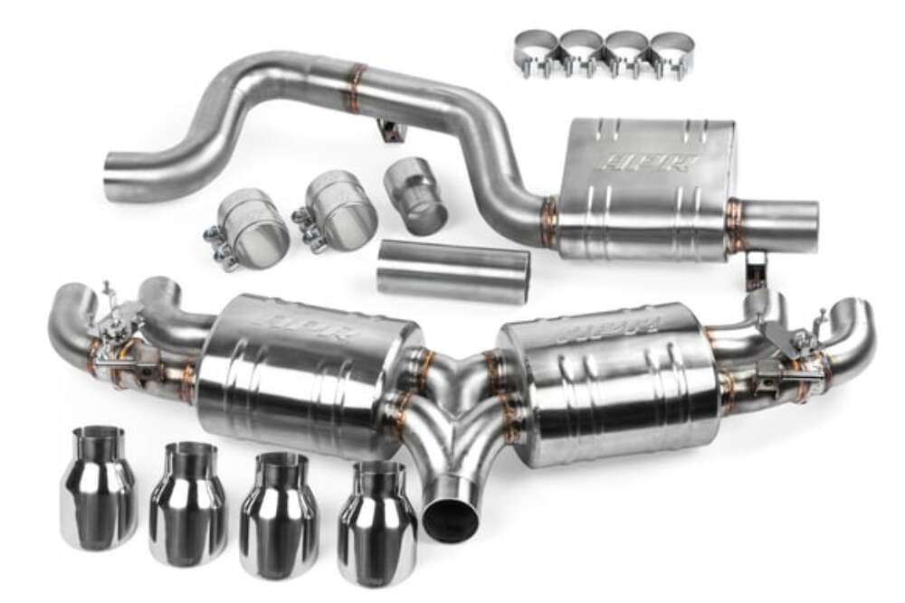 Fits 2015-17 S3 Audi Catback Exhaust System-S3 Sportback(8V)/T-Roc stainless steel polished