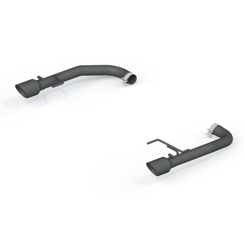 MBRP axle-back exhaust system fits 2015-2017 Ford Mustang aluminized steel black coated S7276BLK 2 inch inlet/outlet