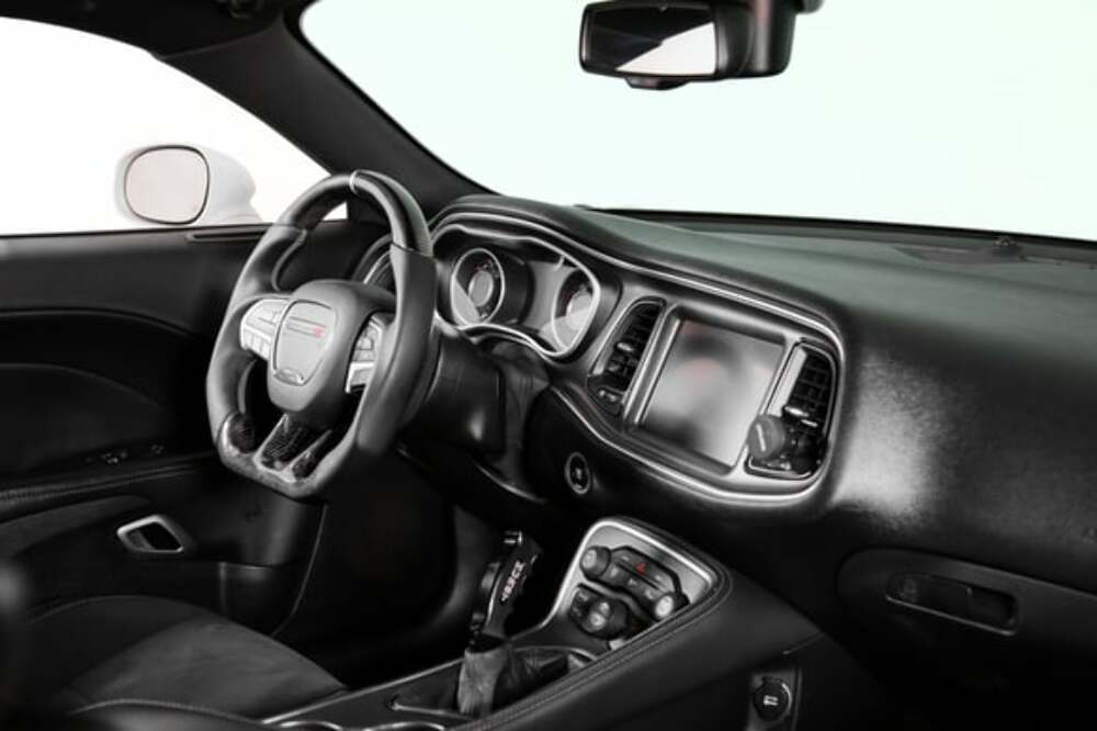 Fits 2015-2022 Dodge Challenger/Charger; Steering Wheel-Carbon Fiber-CH950-17