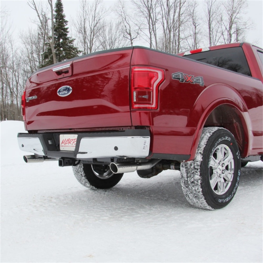 MBRP cat-back exhaust system fits 2016-2020 Ford F-150 dual rear exit Armor Plus Series T409 stainless steel S5258409 2 inch inlet/outlet