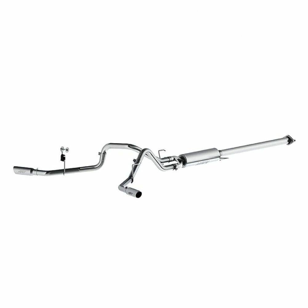 MBRP cat-back exhaust system fits 2016-2020 Ford F-150 dual side exit aluminized steel S5254AL 2 inch inlet/outlet
