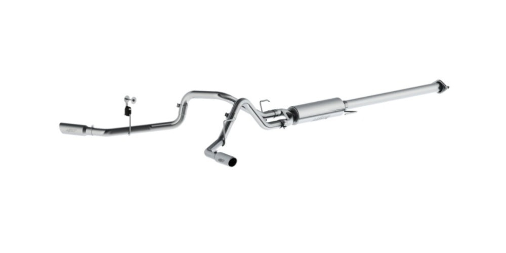 MBRP cat-back exhaust system fits 2016-2020 Ford F-150 dual side exit aluminized steel S5254AL 2 inch inlet/outlet