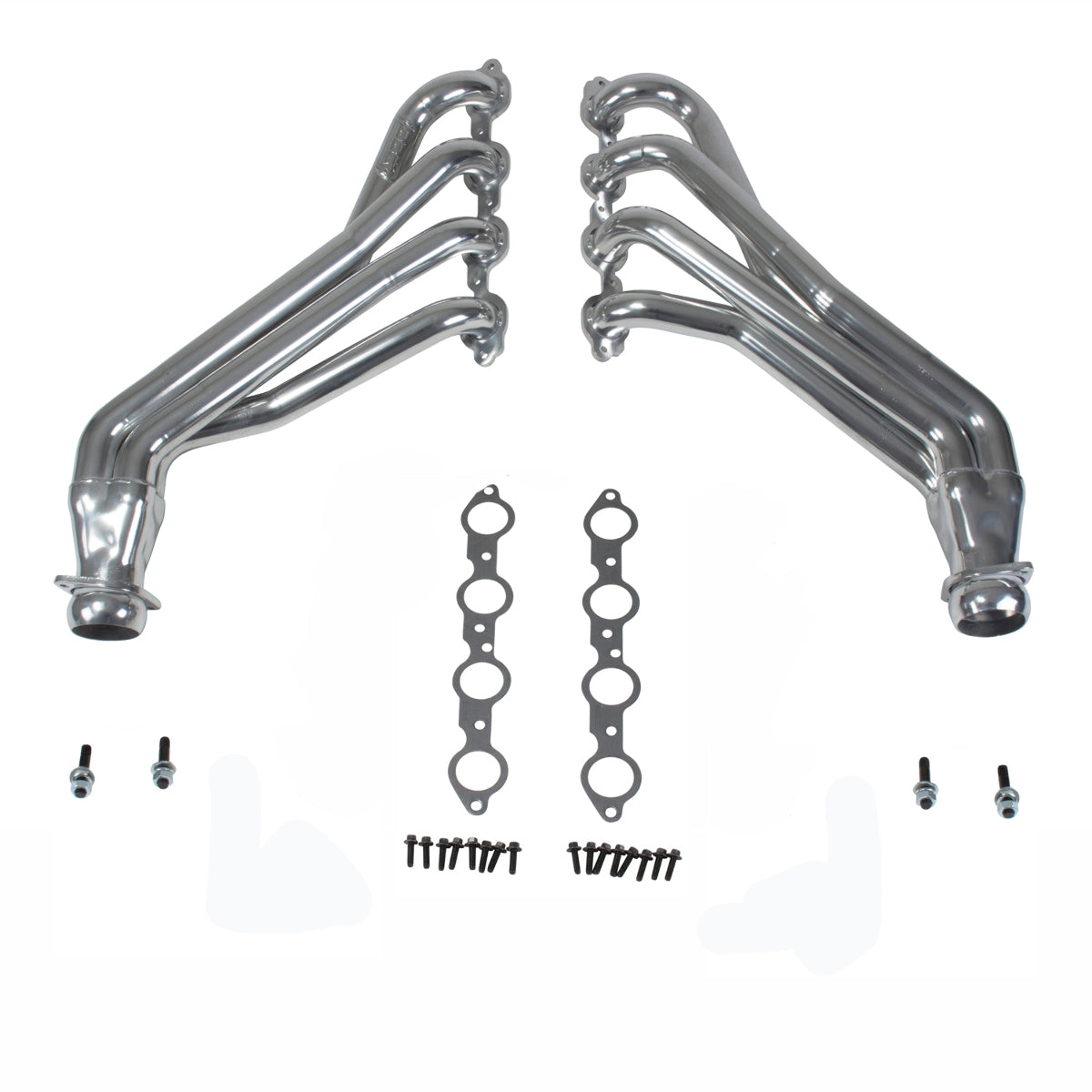 Fits 2016-2024 Camaro SS 6.2 Lt1 1-7/8 Long Tube Exhaust Headers-Silver-40440 for 2016-2024 Chevy Camaro polished