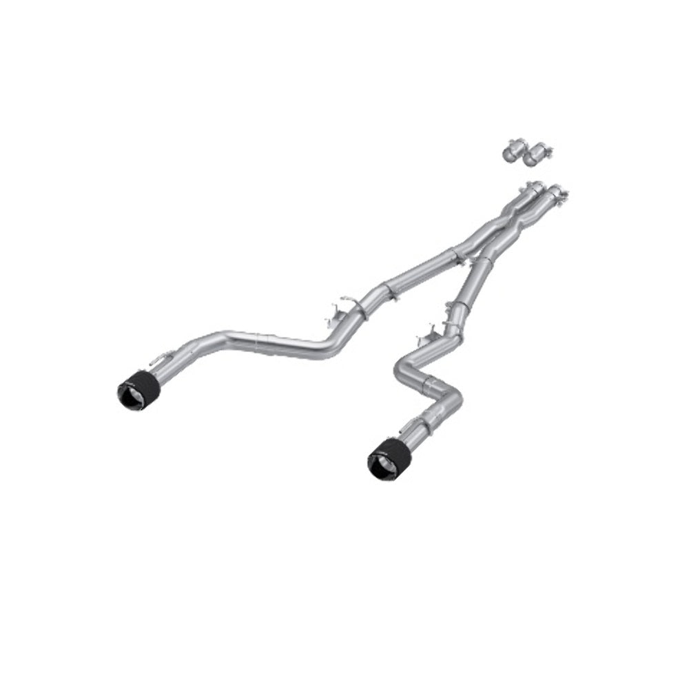MBRP cat-back exhaust system fits 2017-2018 Dodge Charger dual rear exit Armor Pro Series T304 stainless steel S71183CF 3 inch inlet/outlet