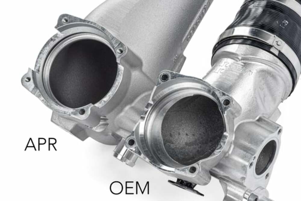 Fits 2017-2020 RS3 Audi Throttle Body Inlet System -2.5T EA855 EVO billet aluminum