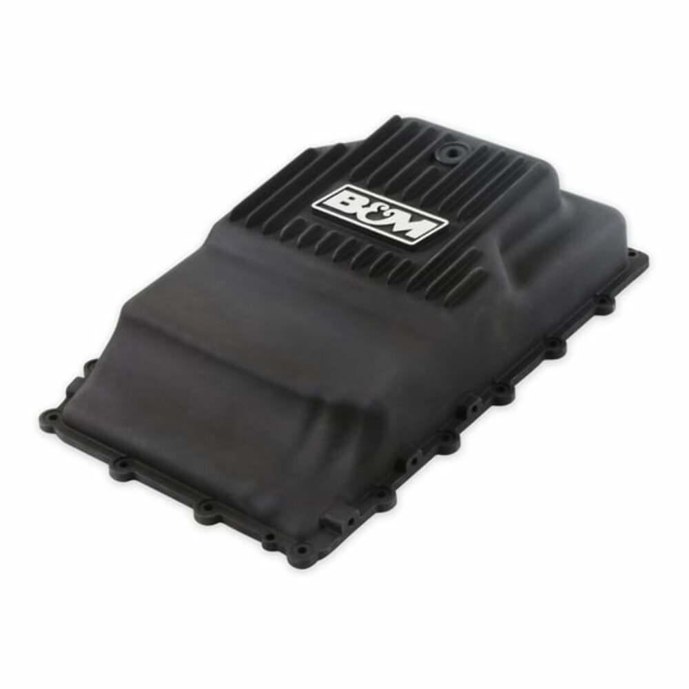 t Fits 2017-2023 Ford F-150 Deep Transmission Pan-Ford 10R80-Aluminum-Black-71400 B&M
