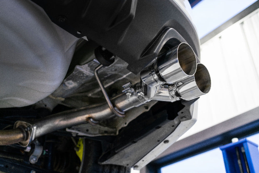 MBRP axle-back exhaust system fits 2017-2021 Subaru WRX dual split rear exit Armor Pro Series T304 stainless steel S48013CF 2.5 inch inlet/outlet