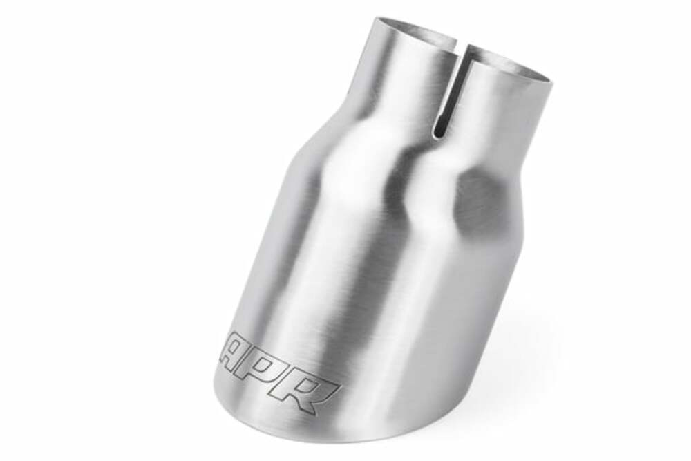 Fits 2017-24 718 Boxster Porsche Double-Walled 3.5"Cut Tips (Silver)-Set for Audi and VW stainless steel