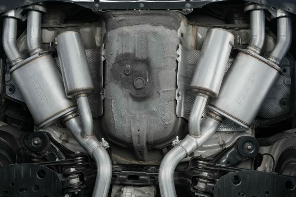 t Fits 2018-2021 Kia Stinger 2.5" Cat Back, Dual Split Rear, T304 - S4704304 MBRP Exhaust