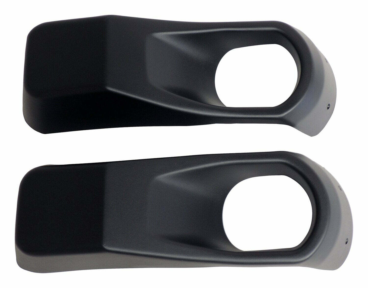 Fits 2018-2022 Jeep Wrangler JL Wrangler; fog light assembly Bezel Set -68295558K-CRN steel