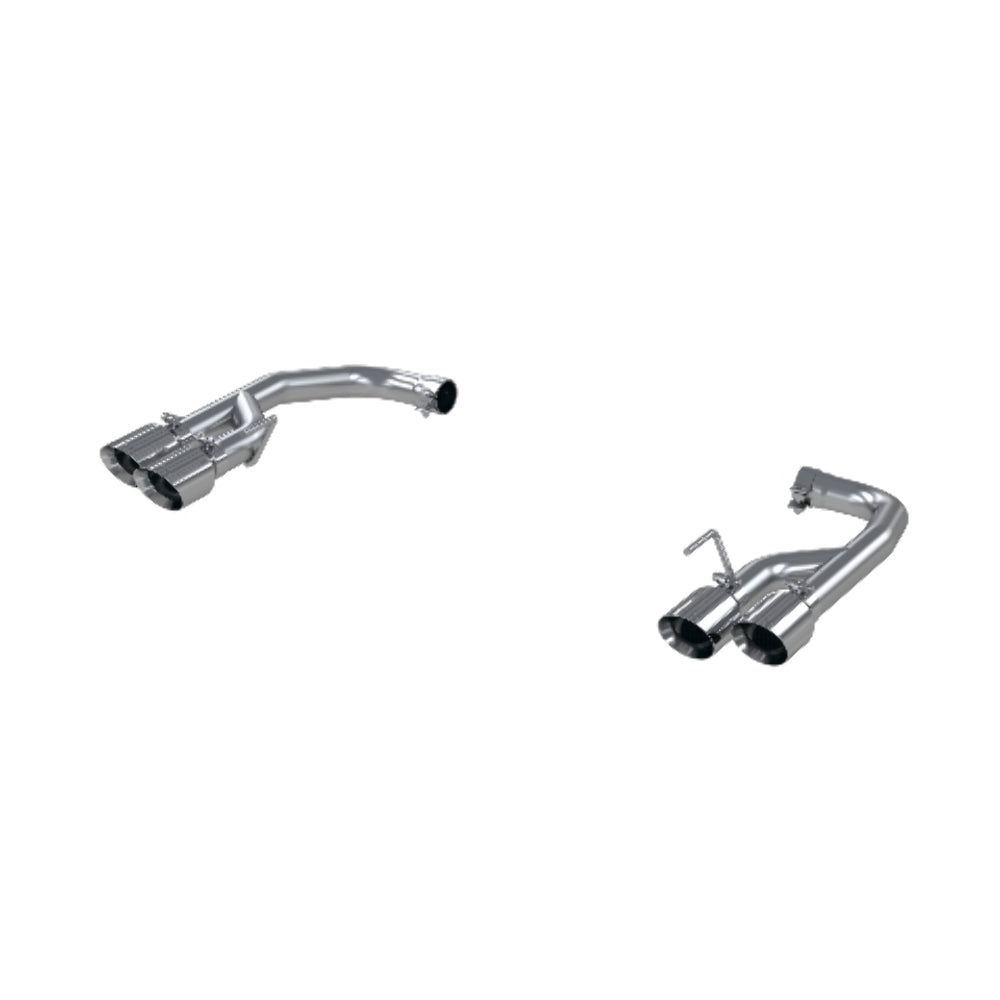 MBRP axle-back exhaust system fits 2018-2023 Ford Mustang Armor Pro Series T304 stainless steel S7211304 2.5 inch inlet/outlet