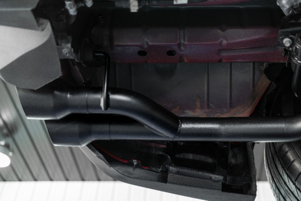 MBRP axle-back exhaust system fits 2018-2023 Ford Mustang Armor Pro Series T304 stainless steel S7211304 2.5 inch inlet/outlet