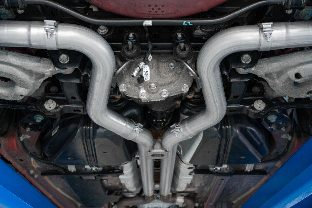 t Fits 2018-23 Mustang 3" Cat Back w/Quad 4" Dual Wall Tips Street Version-S7205AL MBRP Exhaust