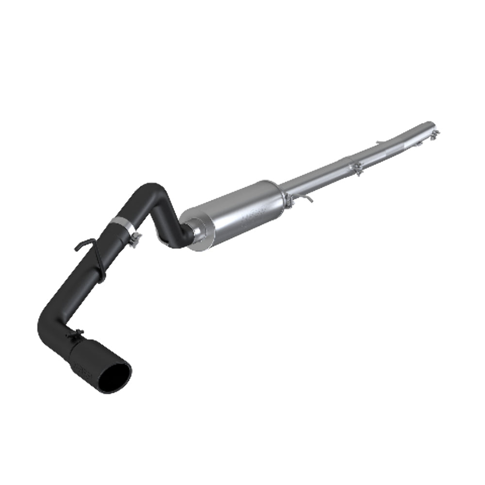 MBRP cat-back exhaust system fits 2019-2023 Ford Ranger single side exit aluminized steel black coated S5227BLK