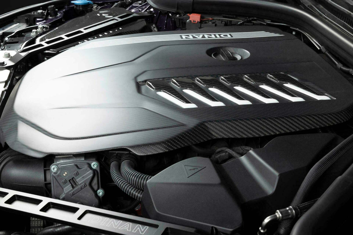Fits 2020-2023 Bmw B58D; Matte Carbon Fiber Engine Cover-D590-0004 BMW performance