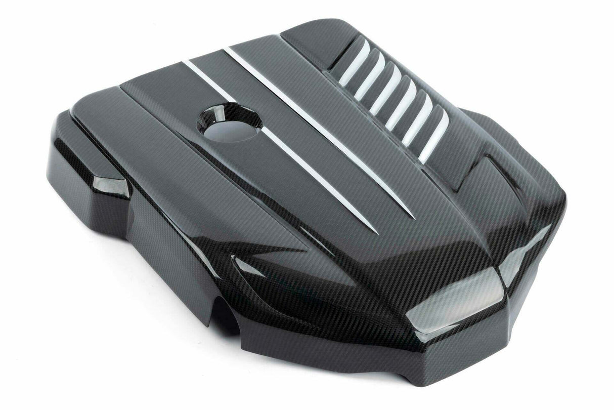 Fits 2020-2023 Toyota Gr Supra 3.0T; Carbon Fiber Engine Cover-D590-0002