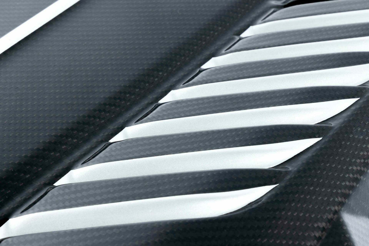 Fits 2020-2023 Toyota Gr Supra 3.0T; Carbon Fiber Engine Cover-D590-0002