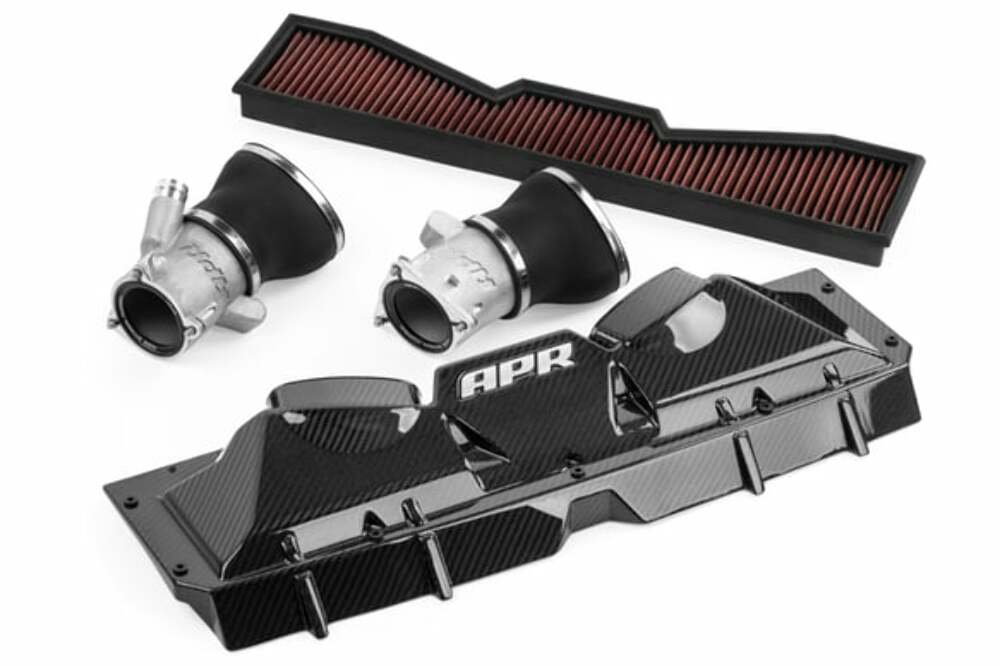 Fits 2021-2025 Audi (C8) RS6 And RS7 Carbon Fiber Intake 4.0T carbon fiber aluminum