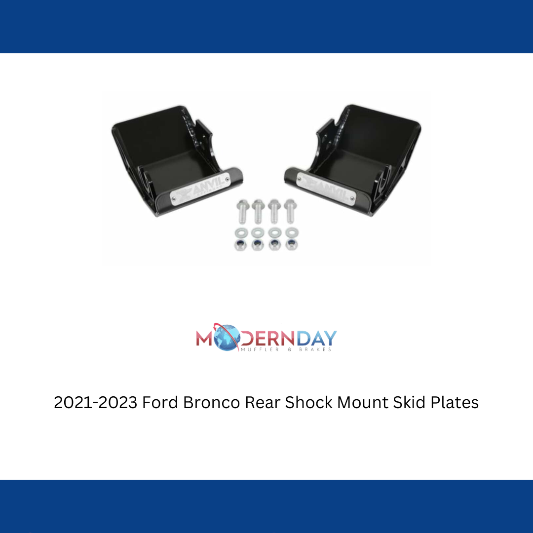 t Fits 2021-2023 Ford Bronco Rear Shock Mount Skid Plates 507AOR Anvil