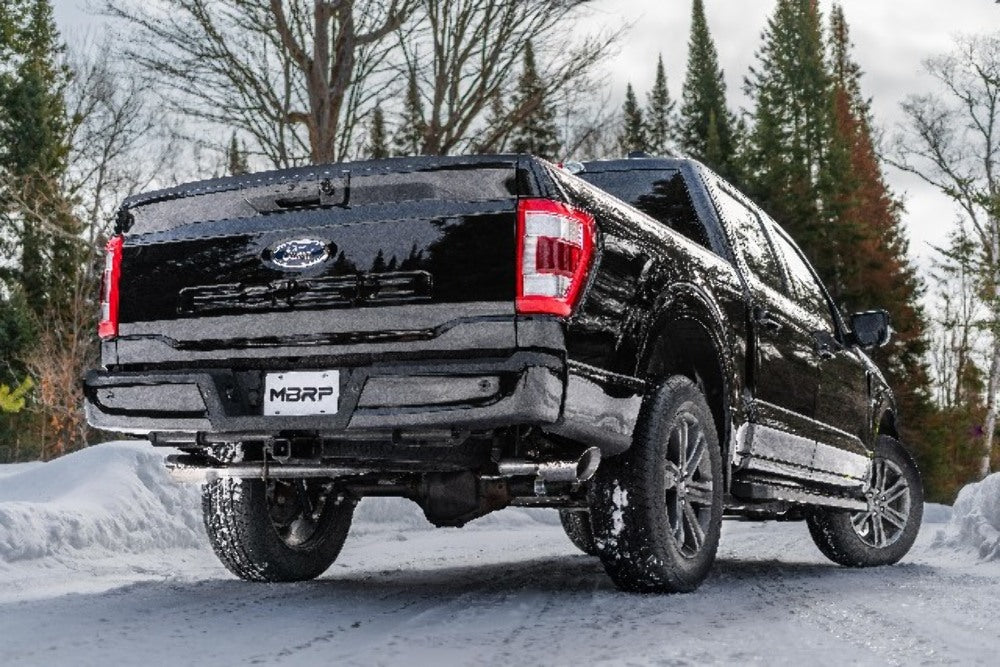 t Fits 2021-2024 Ford F-150 3in. Cat Back; 2.5in. Dual Side Exit; AL - S5213AL MBRP Exhaust