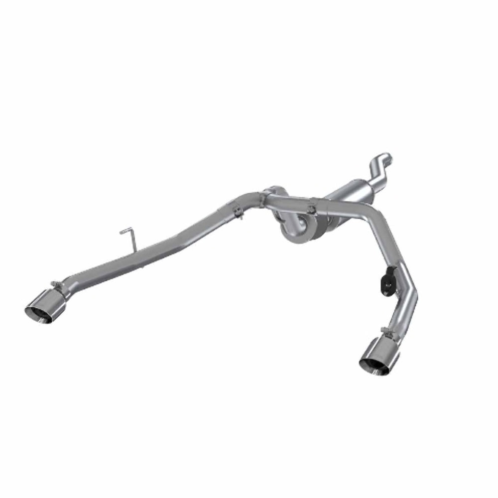 t Fits 2021-2024 Jeep Gladiator 2.5" Cat Back, Dual Rear Exit, 304 - S5538304 MBRP Exhaust