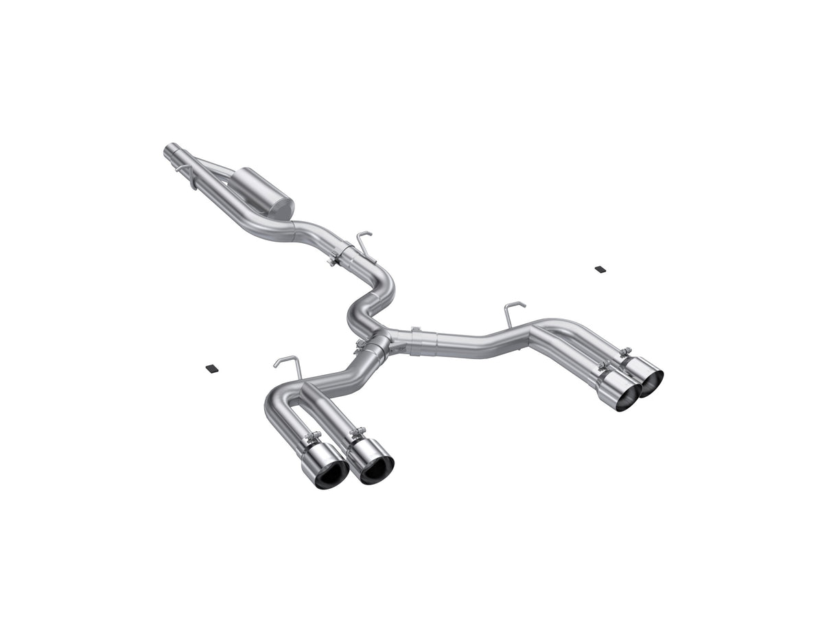 MBRP cat-back exhaust system fits 2022-2024 Audi Armor Pro Series T304 stainless steel S4620304