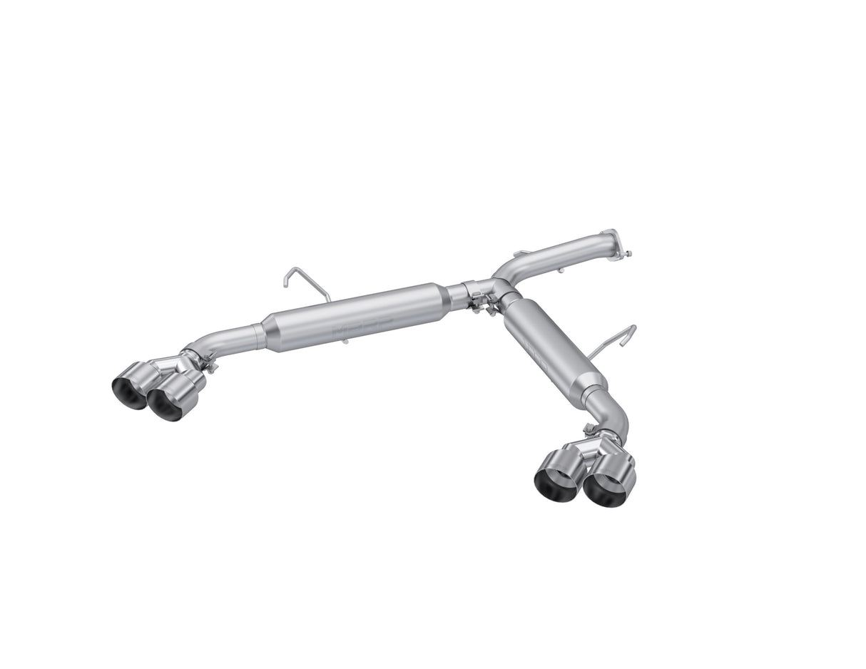 MBRP axle-back exhaust system fits 2022-2024 Kia aluminized steel S4711AL 3 inch inlet/outlet