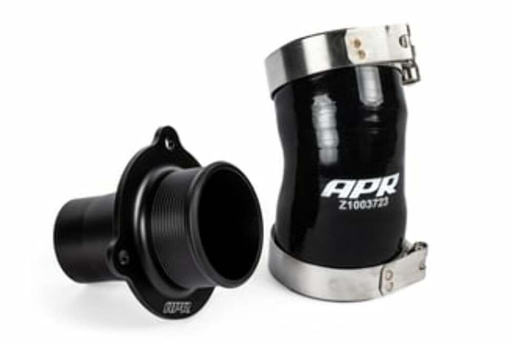 Fits 2022-24 A3 Quattro Audi Turbo Outlet System-2.0T GTI Platform and VW billet aluminum black
